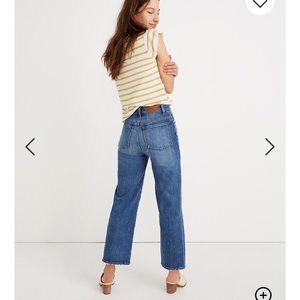 Madewell Slim Wide-Leg Crop Jeans